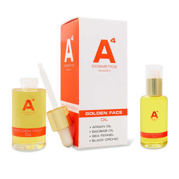 Golden Face Oil und Golden Body Oil, On-Pack