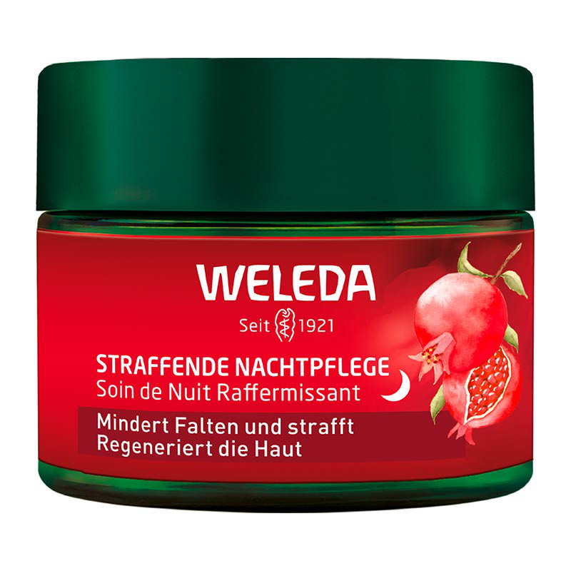 Weleda Straffende Nachtpflege Granatapfel und Maca-Peptide, 40ml