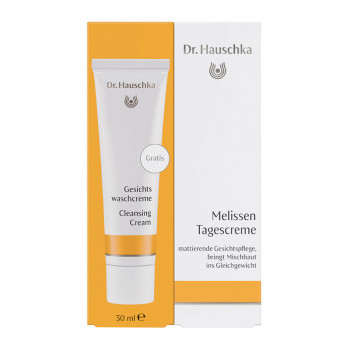 On-Pack Melissen Tagescreme und Gesichtswaschcreme, je 30ml