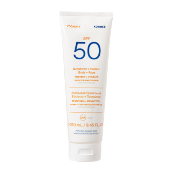 Yoghurt Sonnenschutz Körper und Gesicht SPF50, 250ml