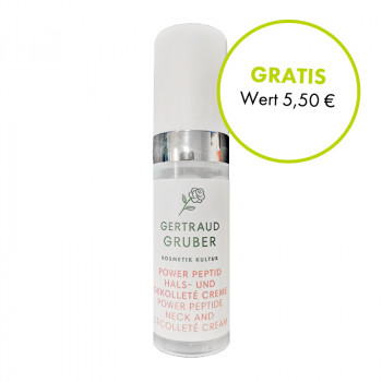 Gertraud Gruber, Power Peptid Hals- und Dekolletecreme, 5ml