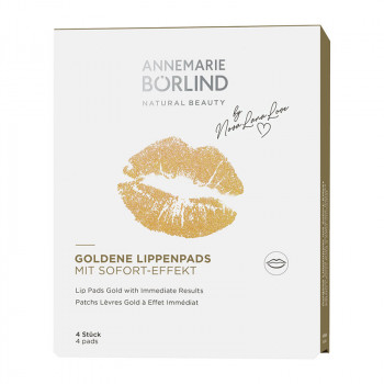 Goldene Lippenpads mit sofort Effekt, 4 Stk.