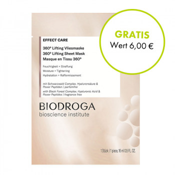 Biodroga, Effect Care 360° Vliesmaske, 1 Stk.