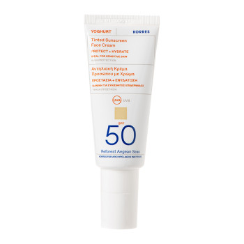 Yoghurt Getöntes Sonnencreme-Gel für Gesicht, SPF50, 40ml