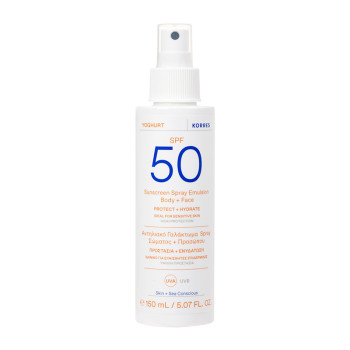 YOGHURT Sonnenspray Emulsion Gesicht u Körper SPF50, 150ml