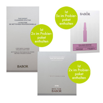 Probenbundle, Babor, reife Haut