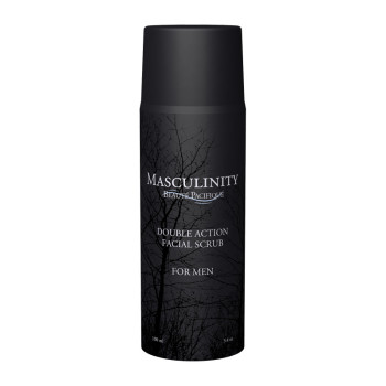 Masculinity Double Action Facial Scrub, 100 ml