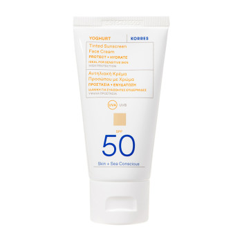 YOGHURT Getönte Sonnencreme für das Gesicht SPF50, 50ml