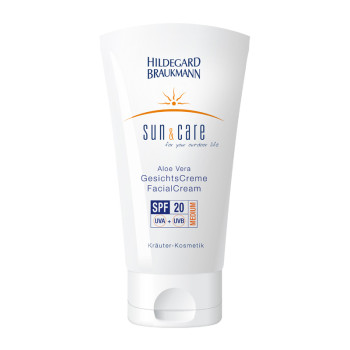 Sun and Care Aloe Vera Pflegecreme LSF 20, 75ml