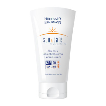 Sun and Care Aloe Vera Pflegecreme LSF 20, 75ml