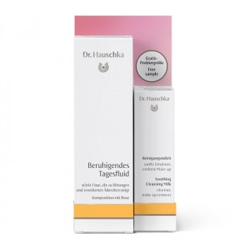 On-Pack Beruhigendes Tagesfluid, 50ml+ Reinigungsmilch 10ml