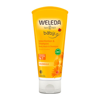 Calendula Waschlotion und Shampoo, 200ml