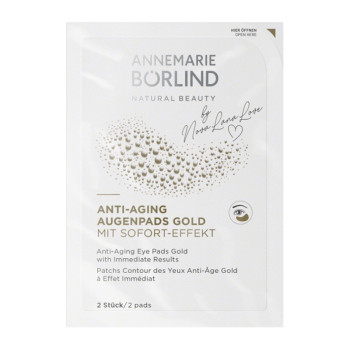 Anti-Aging Augenpads Gold mit Sofort Effekt, 6x2 Stk