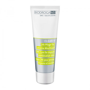 Biodroga Clear+ 24h Pflege für unreine Mischhaut, 75ml