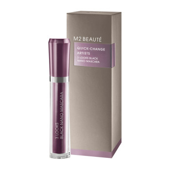 M2 Beaute 3 Looks Black Nano Mascara, 6ml